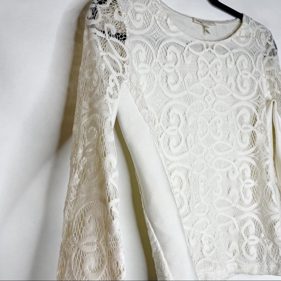 Maje | Lace Emblem Top Small - Picture 2 of 5